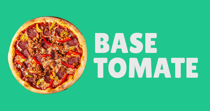 pizza base tomate du restaurant Pizzeria Kebab Ô feu de bois de 50380 Saint-Pair sur Mer