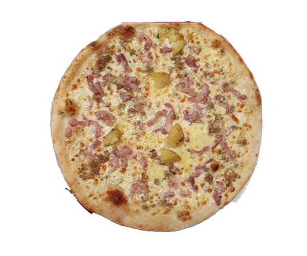 Base crème Alsacienne du restaurant Pizzeria Kebab Ô feu de bois de 50380 Saint-Pair sur Mer