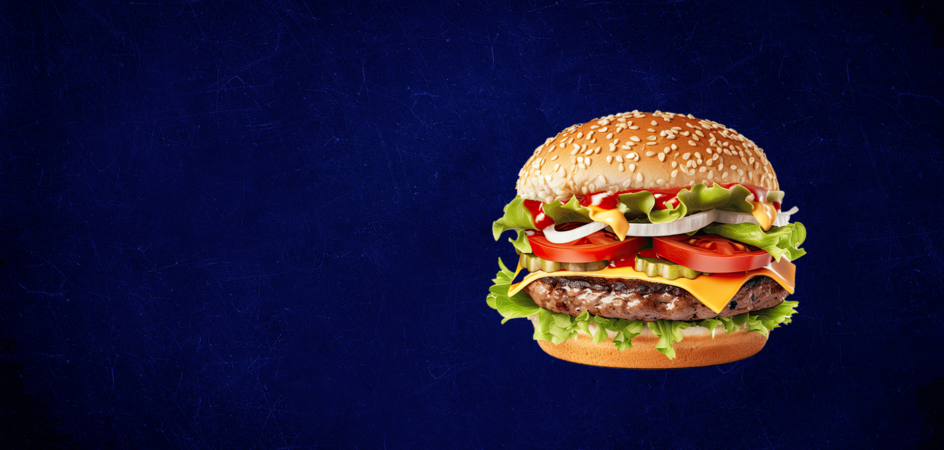 burger double cheese du restaurant Pizzeria Kebab Ô feu de bois de 50380 Saint-Pair sur Mer